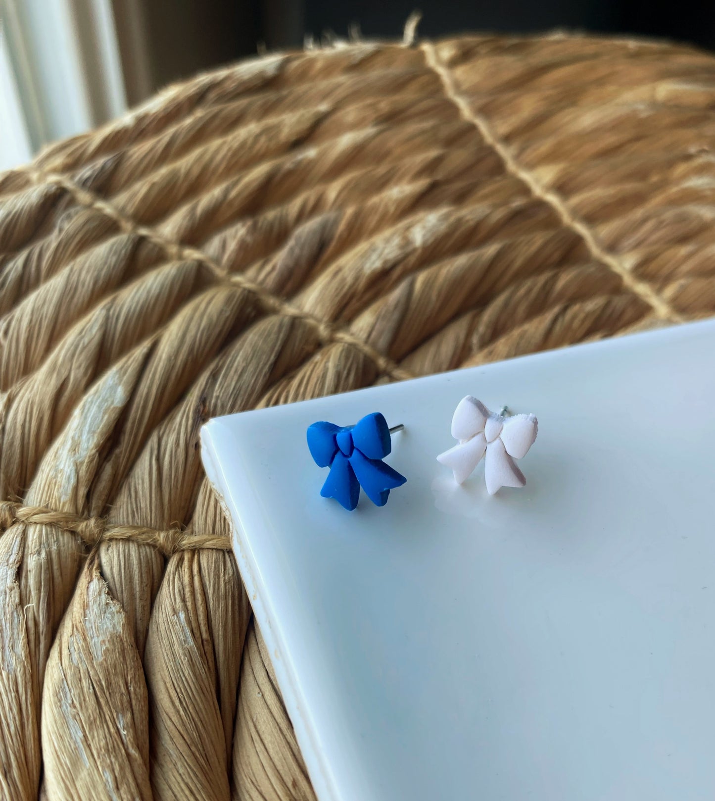 Bluejay Bow Studs