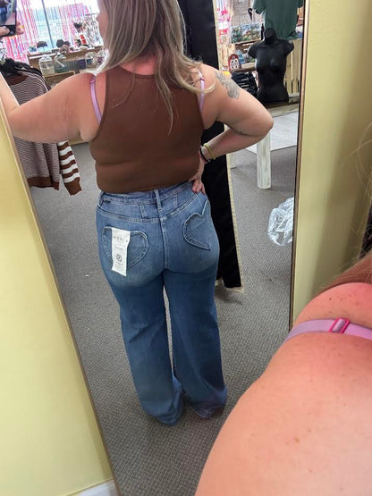 Heart Pocket |Risen Jeans