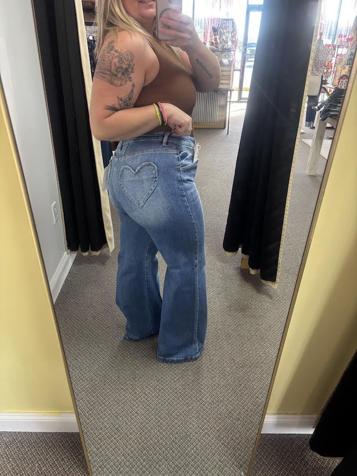 Heart Pocket |Risen Jeans