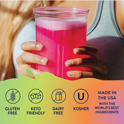 Sugar Free Strawberry Dragon Fruit Energy Syrup - 375ml