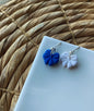 Bluejay Bow Dangles